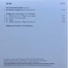 Otto Klemperer: «The Warner Classics Remastered Edition» CD 30