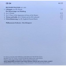 Otto Klemperer: «The Warner Classics Remastered Edition» CD 34