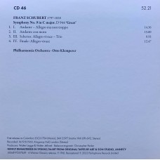 Otto Klemperer: «The Warner Classics Remastered Edition» CD 46