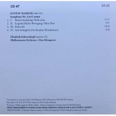 Otto Klemperer: «The Warner Classics Remastered Edition» CD 47