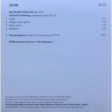 Otto Klemperer: «The Warner Classics Remastered Edition» CD 50