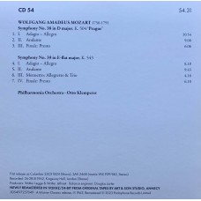 Otto Klemperer: «The Warner Classics Remastered Edition» CD 54