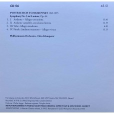 Otto Klemperer: «The Warner Classics Remastered Edition» CD 56