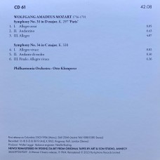 Otto Klemperer: «The Warner Classics Remastered Edition» CD 61