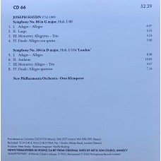 Otto Klemperer: «The Warner Classics Remastered Edition» CD 66