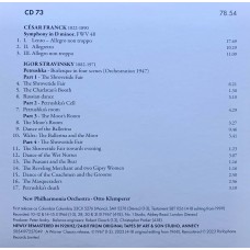 Otto Klemperer: «The Warner Classics Remastered Edition» CD 73