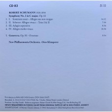 Otto Klemperer: «The Warner Classics Remastered Edition» CD 83