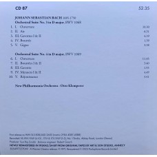 Otto Klemperer: «The Warner Classics Remastered Edition» CD 87