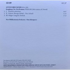 Otto Klemperer: «The Warner Classics Remastered Edition» CD 89