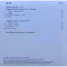 Otto Klemperer: «The Warner Classics Remastered Edition» CD 90