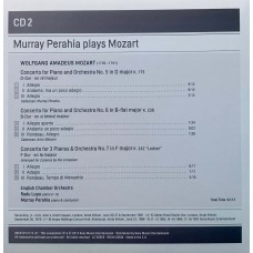 Murray Perahia Plays Mozart, English Chamber Orchestra: «The Piano Concertos» CD 02