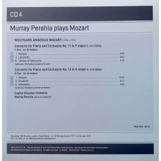 Murray Perahia Plays Mozart, English Chamber Orchestra: «The Piano Concertos» CD 04