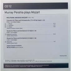 Murray Perahia Plays Mozart, English Chamber Orchestra: «The Piano Concertos» CD 12