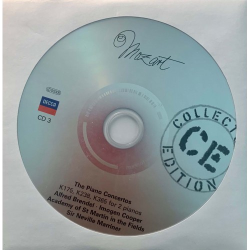 Mozart, Alfred Brendel, The Academy Of St. Martin-in-the-Fields, Sir Neville Marriner, Ingrid Haebler, Ton Koopman: «Piano Concertos» CD 03