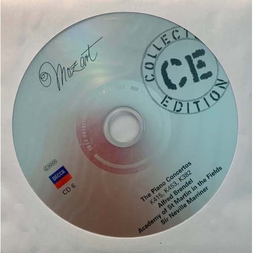 Mozart, Alfred Brendel, The Academy Of St. Martin-in-the-Fields, Sir Neville Marriner, Ingrid Haebler, Ton Koopman: «Piano Concertos» CD 06
