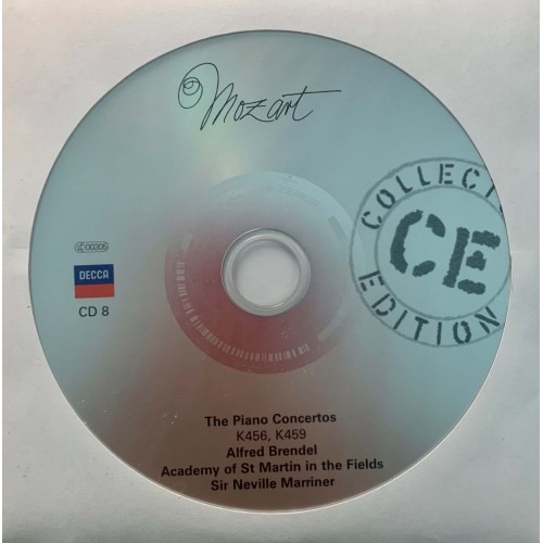 Mozart, Alfred Brendel, The Academy Of St. Martin-in-the-Fields, Sir Neville Marriner, Ingrid Haebler, Ton Koopman: «Piano Concertos» CD 08