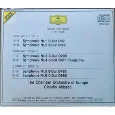 Schubert - The Chamber Orchestra Of Europe, Claudio Abbado: «8 Symphonien · Rosamunde · Grand Duo» CD 01-03