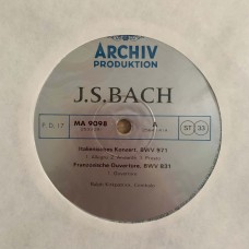 J.S. Bach: «Cembalowerke / Works For Harpsichord / OEuvres Pour Clavecin II» LP 09