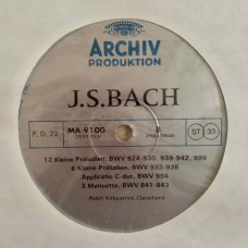 J.S. Bach: «Cembalowerke / Works For Harpsichord / OEuvres Pour Clavecin II» LP 11