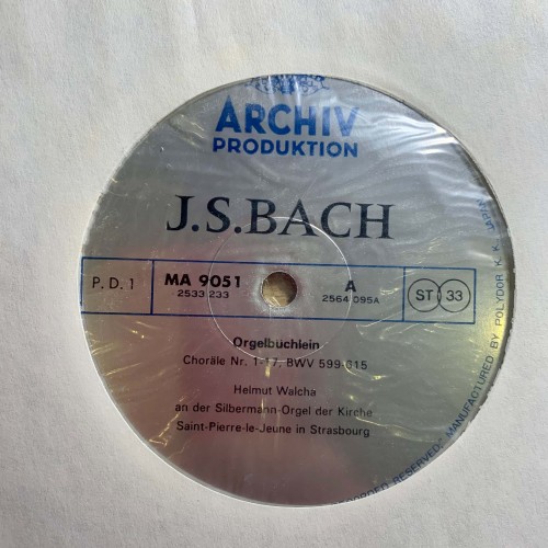 J.S. Bach: «Orgelwerke II / Organ Works II / OEuvres Pour Orgue II» LP 01