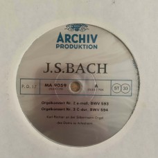 J.S. Bach: «Orgelwerke II / Organ Works II / OEuvres Pour Orgue II» LP 09