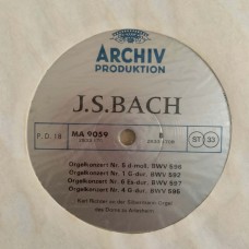 J.S. Bach: «Orgelwerke II / Organ Works II / OEuvres Pour Orgue II» LP 09