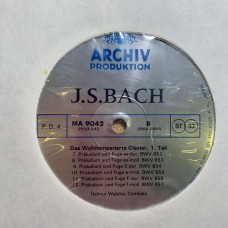J.S. Bach: «Cembalowerke I / Works For Harpsichord I / OEuvres Pour Clavecin I» LP 02