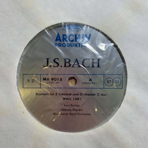 J.S. Bach: «Konzerte - Concertos» LP 08