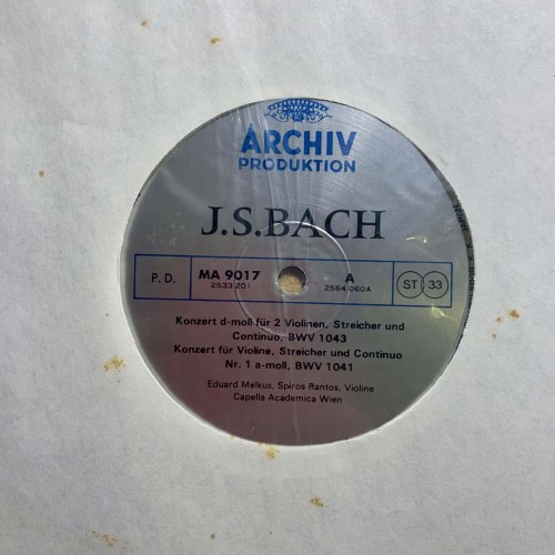 J.S. Bach: «Konzerte - Concertos» LP 10