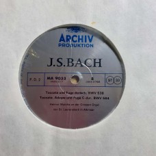 J.S. Bach: «Orgelwerke I - Organ Works I - OEuvres Pour Orgue I» LP 01