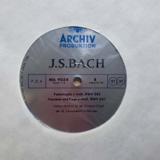 J.S. Bach: «Orgelwerke I - Organ Works I - OEuvres Pour Orgue I» LP 02