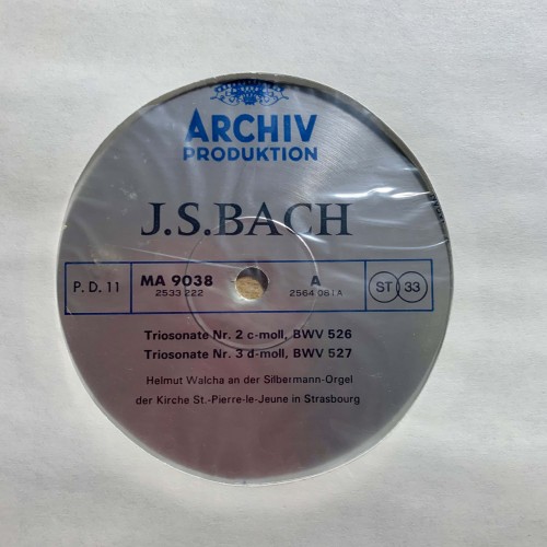 J.S. Bach: «Orgelwerke I - Organ Works I - OEuvres Pour Orgue I» LP 06