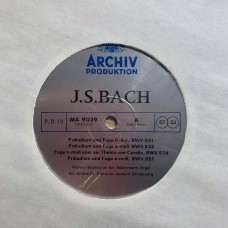 J.S. Bach: «Orgelwerke I - Organ Works I - OEuvres Pour Orgue I» LP 07