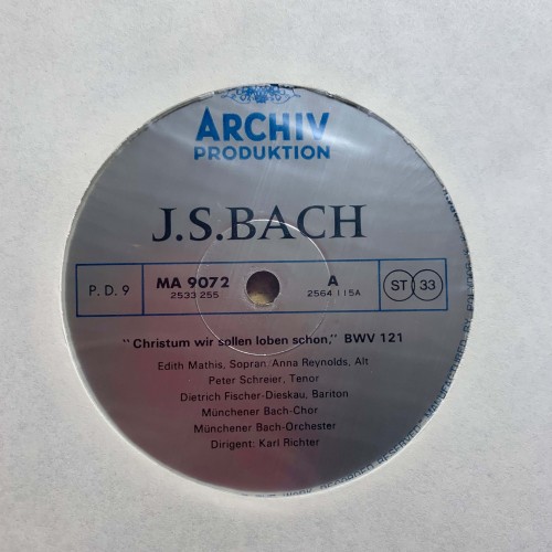 J.S. Bach: «Weihnachts-Oratorium - Magnificat - Kantaten I» LP 05