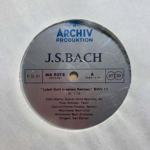 J.S. Bach: «Weihnachts-Oratorium - Magnificat - Kantaten I» LP 11