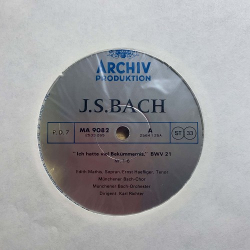 J.S. Bach: «Kantaten II - Cantatas II - Cantates II» LP 04