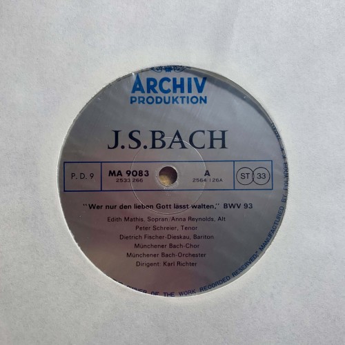 J.S. Bach: «Kantaten II - Cantatas II - Cantates II» LP 05