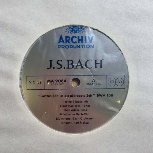 J.S. Bach: «Kantaten II - Cantatas II - Cantates II» LP 06