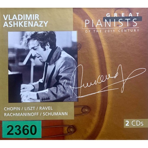 Great Pianists Of The 20th Century: «Vladimir Ashkenazy»