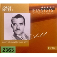 Great Pianists Of The 20th Century: «Jorge Bolet I»