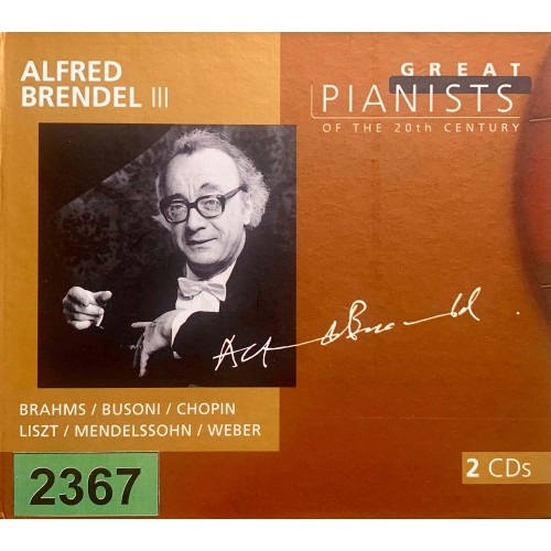 Great Pianists Of The 20th Century: «Alfred Brendel III»