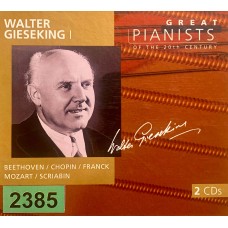 Great Pianists Of The 20th Century: «Walter Gieseking I»