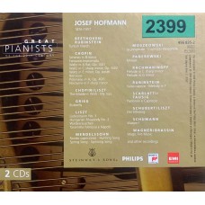 Great Pianists Of The 20th Century: «Josef Hofmann»