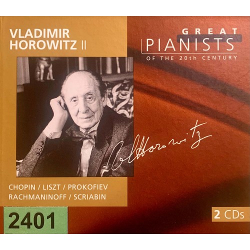 Great Pianists Of The 20th Century: «Vladimir Horowitz II»