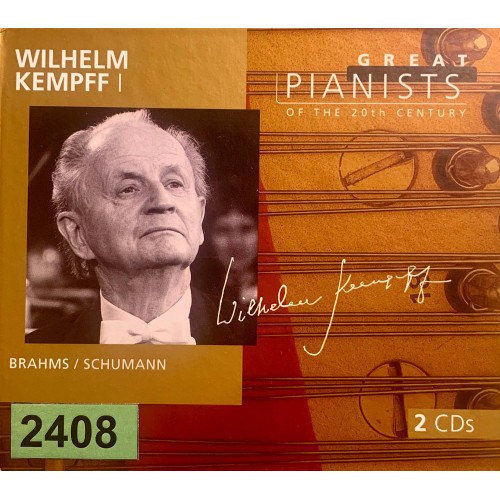 Great Pianists Of The 20th Century: «Wilhelm Kempff I»