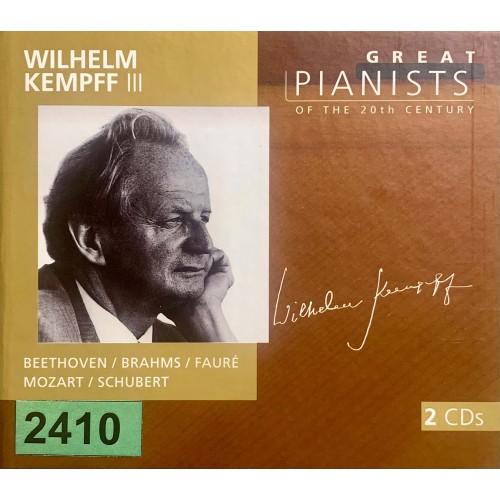 Great Pianists Of The 20th Century: «Wilhelm Kempff III»