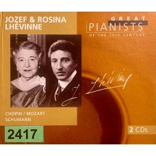 Great Pianists Of The 20th Century: «Jozef & Rosina Lhevinne»