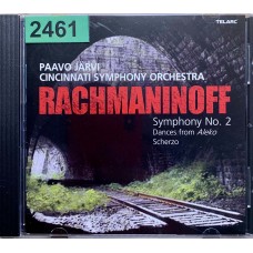 Paavo Jarvi, Cincinnati Symphony Orchestra - Rachmaninoff: «Symphony No. 2 / Dances From Aleko / Scherzo»