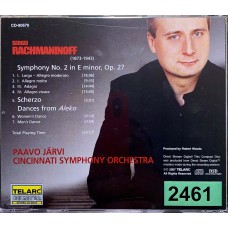 Paavo Jarvi, Cincinnati Symphony Orchestra - Rachmaninoff: «Symphony No. 2 / Dances From Aleko / Scherzo»