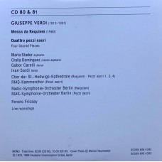 Ferenc Fricsay: «Complete Recordings On Deutsche Grammophon» CD 80 & 81